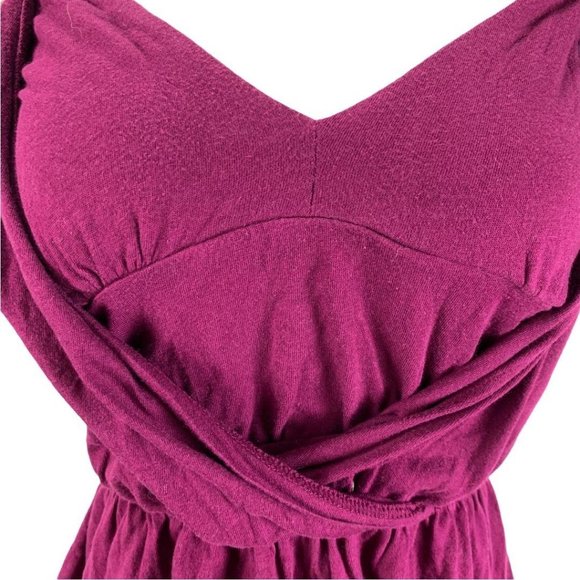 Jovovich Hawk Small Purple Top Sleeveless Wrap Tie - Picture 6 of 7